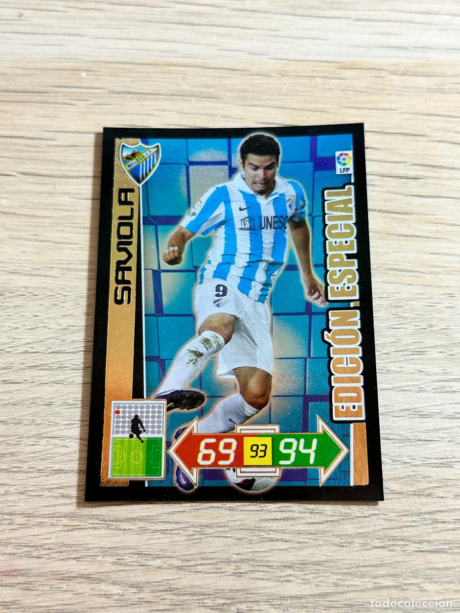 Cromos de F&uacute;tbol: SAVIOLA EDICION ESPECIAL MALAGA ADRENALYN XL 2012 2013 PANINI 12 13