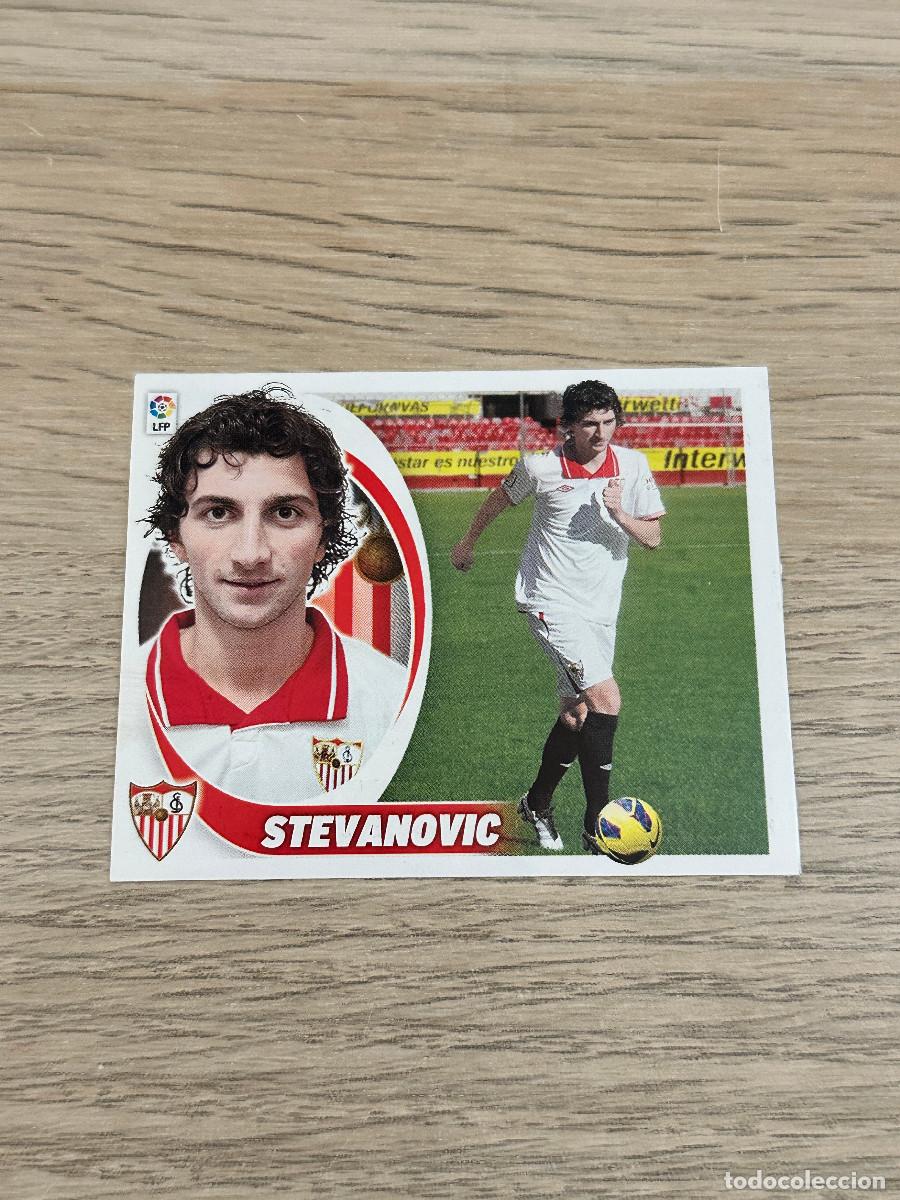Cromos de f&uacute;tbol: STEVANOVIC SEVILLA MERCADO DE INVIERNO 35 LIGA ESTE 2012 2013 PANINI 12 13 SIN PEGAR
