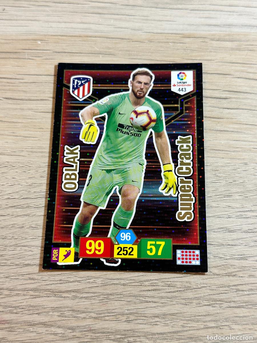 Cromos de f&uacute;tbol: OBLAK n&ordm; 443 SUPER CRACK ATLETICO DE MADRID ADRENALYN XL 2018 2019 PANINI 18 19