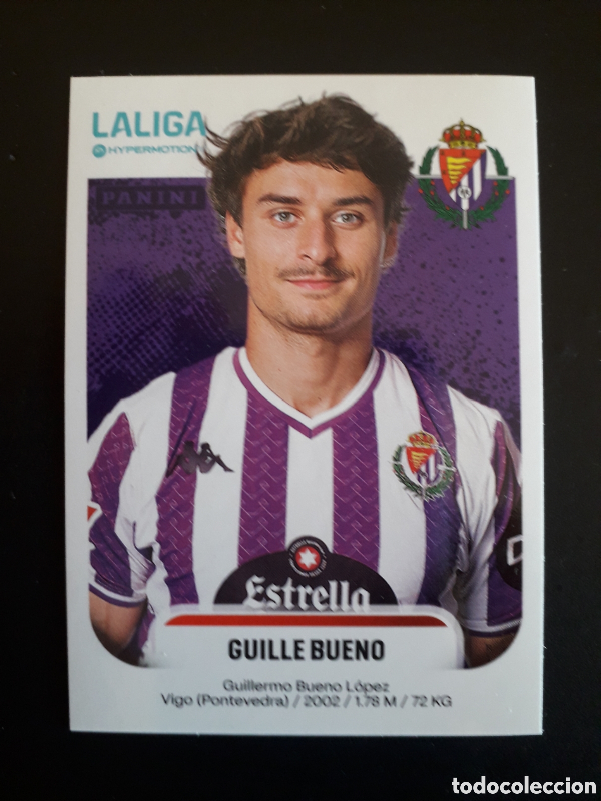 Cromos de Futebol: GUILLE BUENO VALLADOLID N&deg; 390 LALIGA HYPERMOTION 25 26 2025 2026 PANINI SIN PEGAR PEDIDO M&Iacute;NIMO 3&euro;.