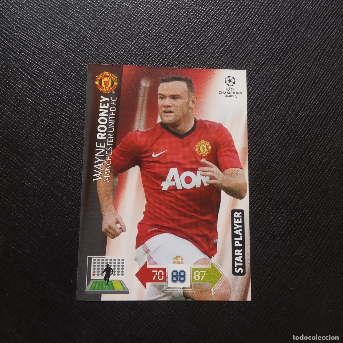 Cromos de Futebol: ROONEY MANCHESTER UNITED ADRENALYN CHAMPIONS LEAGUE 2012 2013 FUTBOL 12 13 - A186 PG127