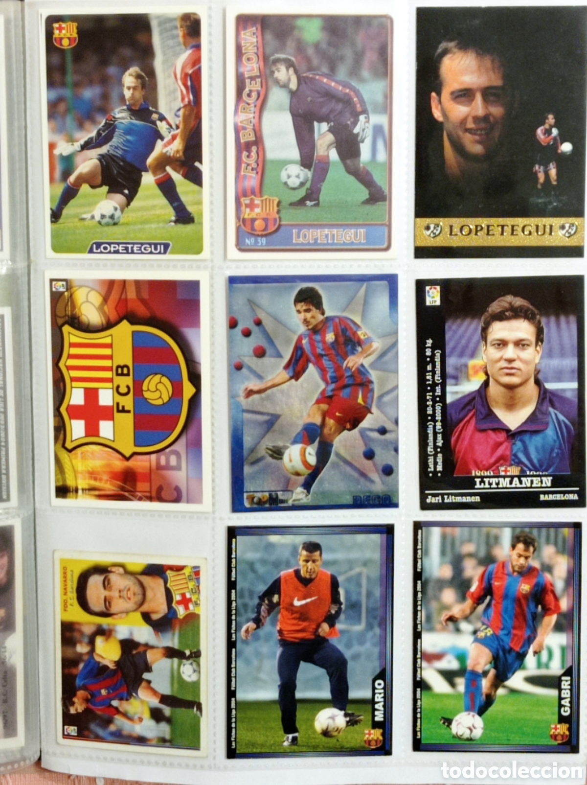 Cromos de F&uacute;tbol: F.C.BARCELONA, 9 CROMOS