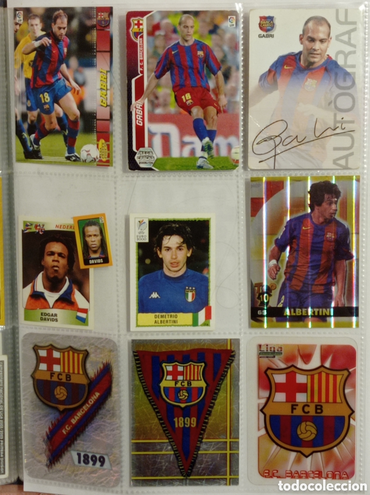 Cromos de F&uacute;tbol: F.C.BARCELONA, 10 CROMOS