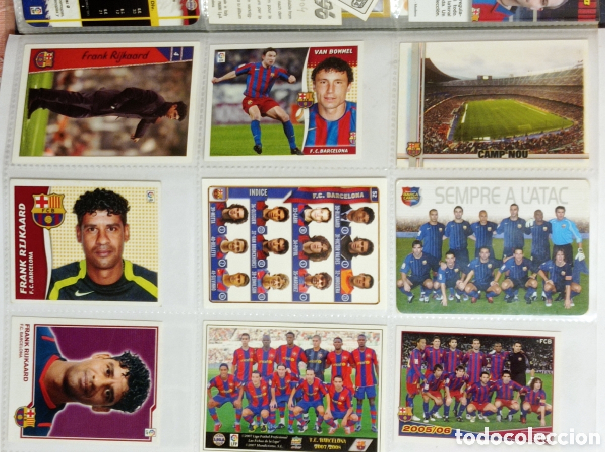 Cromos de F&uacute;tbol: F.C.BARCELONA, 9 CROMOS