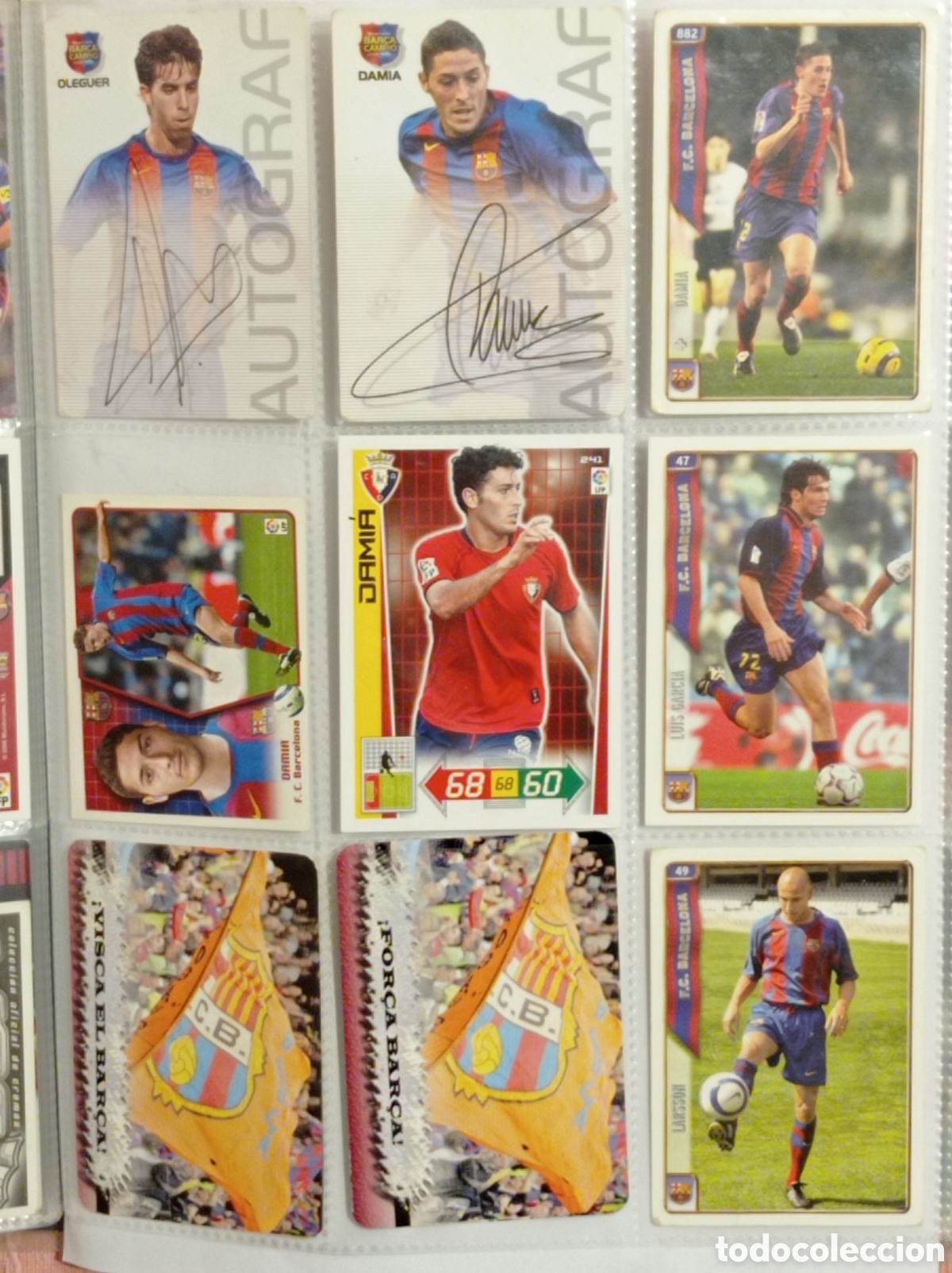 Football Stickers: F.C.BARCELONA, 9 CROMOS