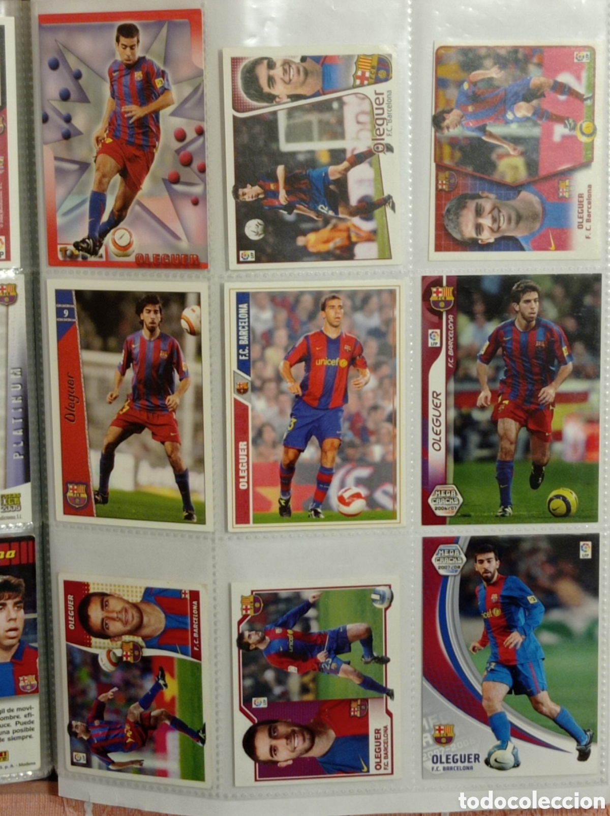 Cromos de F&uacute;tbol: F.C.BARCELONA, 9 CROMOS