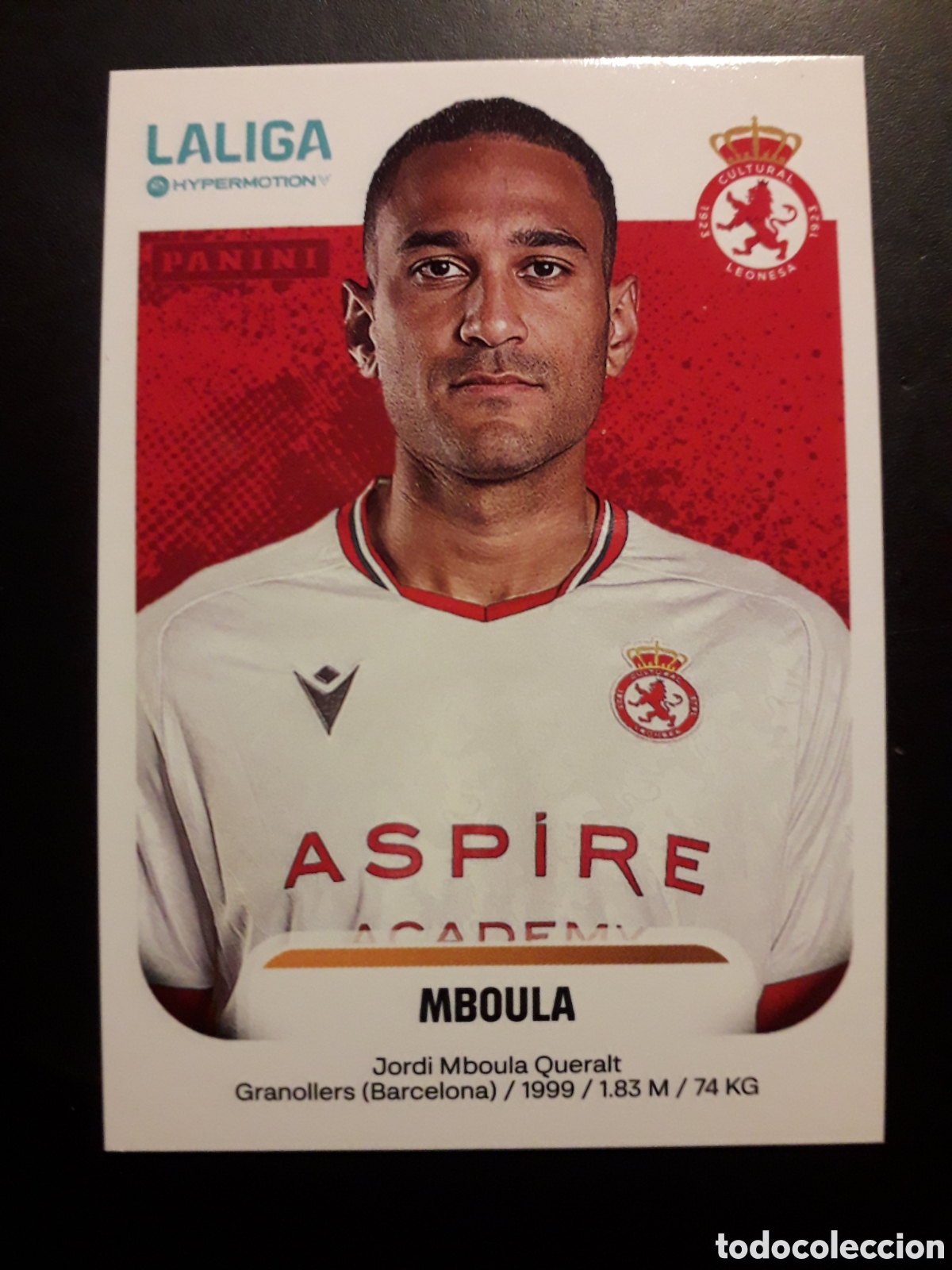 Figurine di Calcio: MBOULA CULTURAL LEONESA N&deg; 168 A LALIGA HYPERMOTION 25 26 2025 2026 PANINI SIN PEGAR PEDIDO M&Iacute;NIM 3&euro;