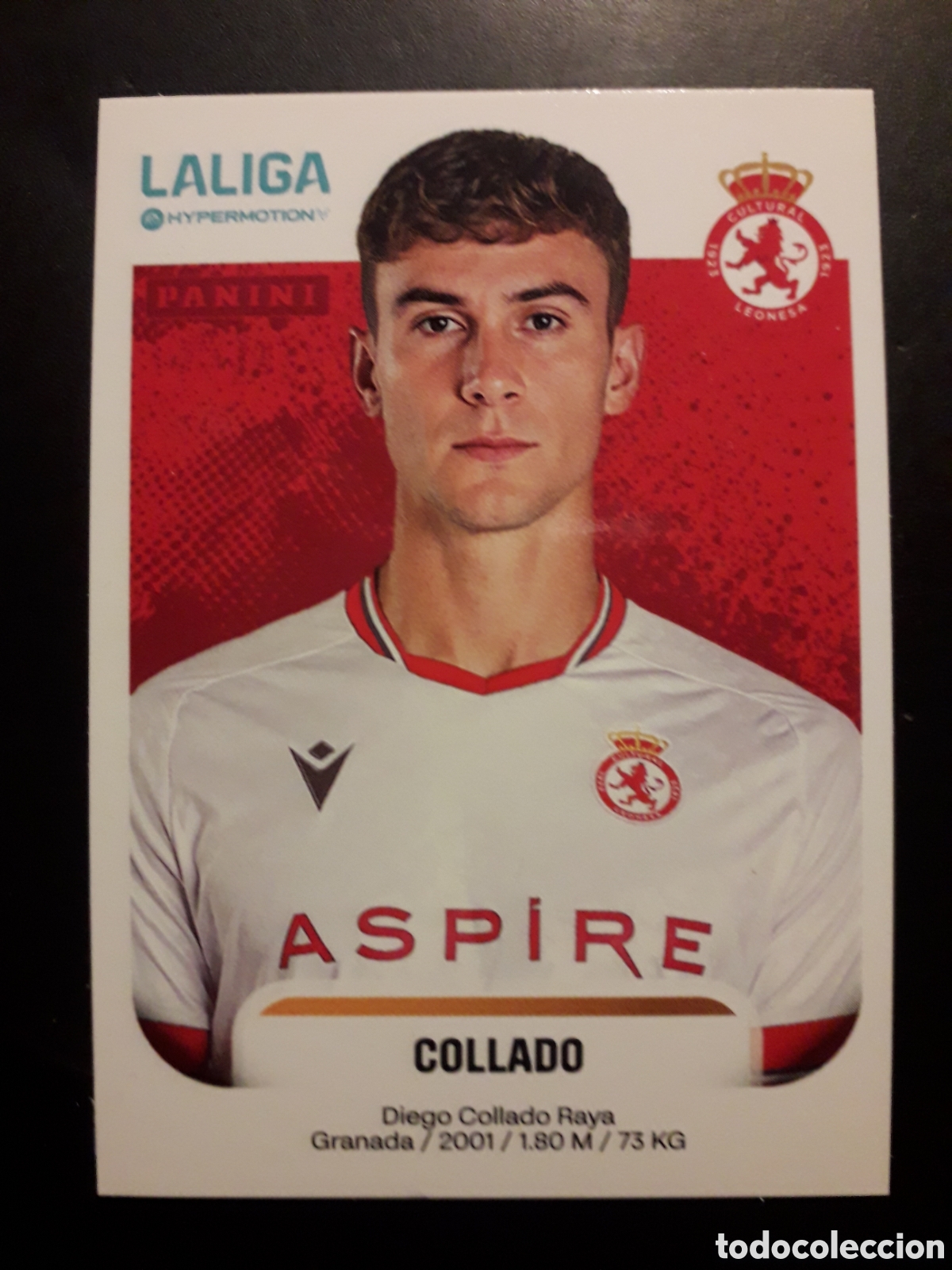 Figurine di Calcio: COLLADO CULTURAL LEONESA N&deg; 168 B LALIGA HYPERMOTION 25 26 2025 2026 PANINI SIN PEG PEDIDO M&Iacute;NIMO 3&euro;
