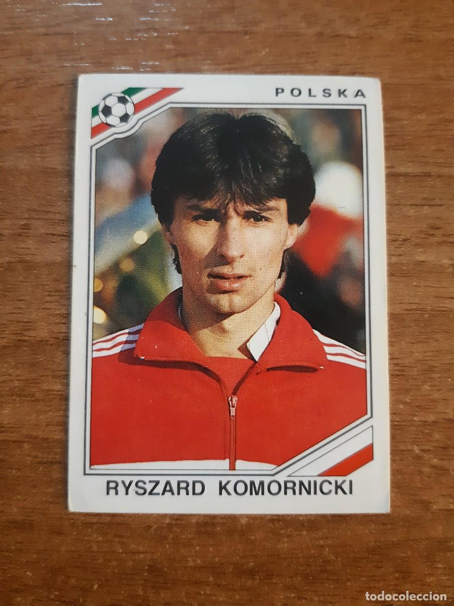 Cromos de f&uacute;tbol: N&deg;373 Ryszard Komornicki (Polonia) Mundial M&eacute;xico 86 PANINI 1986. Nunca pegado, sin pegar