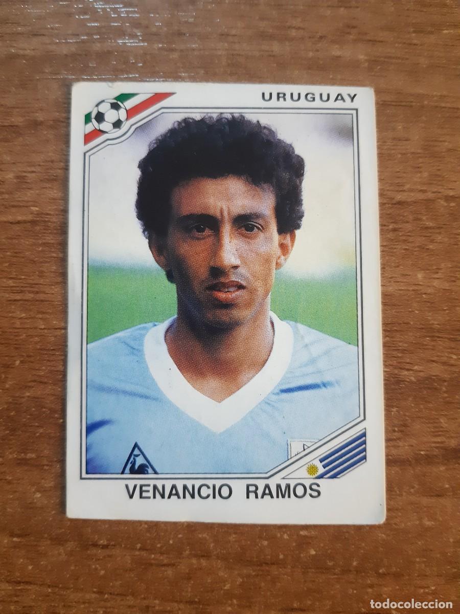 Cromos de Futebol: N&deg;324 Venancio Ramos (Uruguay) Mundial M&eacute;xico 86 PANINI 1986. Nunca pegado, sin pegar