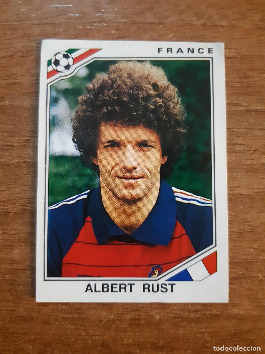 Figurine di Calcio: N&deg;181 Albert Rust (Francia) Mundial M&eacute;xico 86 PANINI 1986. Nunca pegado, sin pegar
