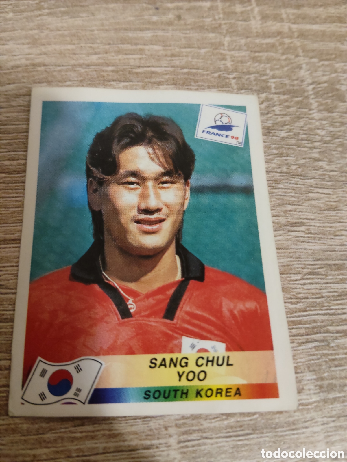 Cromos de f&uacute;tbol: Panini mundial Francia 98 343 Sang Chul Yoo