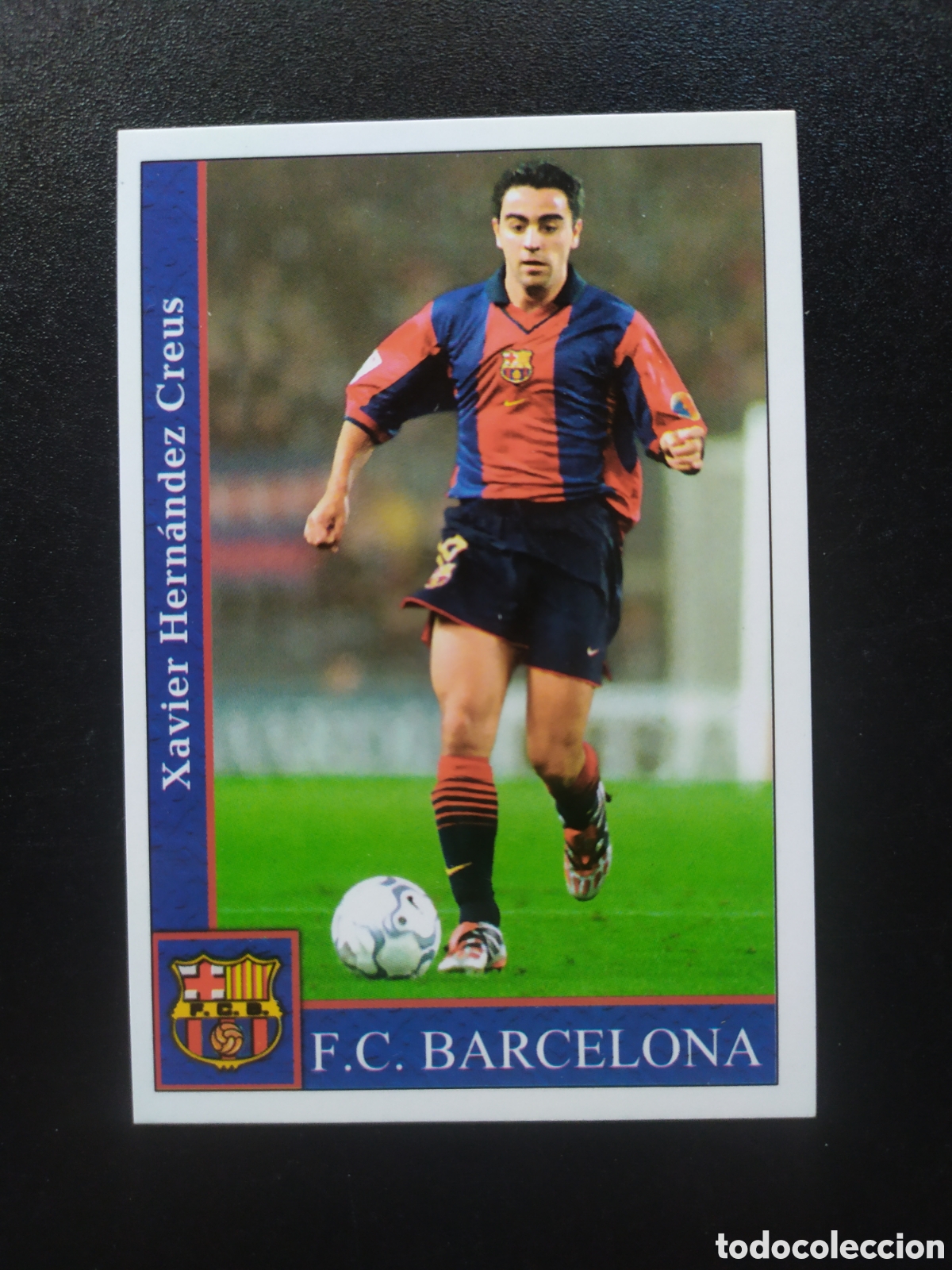 Cromos de f&uacute;tbol: Mundicromo fichas Liga 2001 2002 01 02 Xavi n&deg; 72 Barcelona