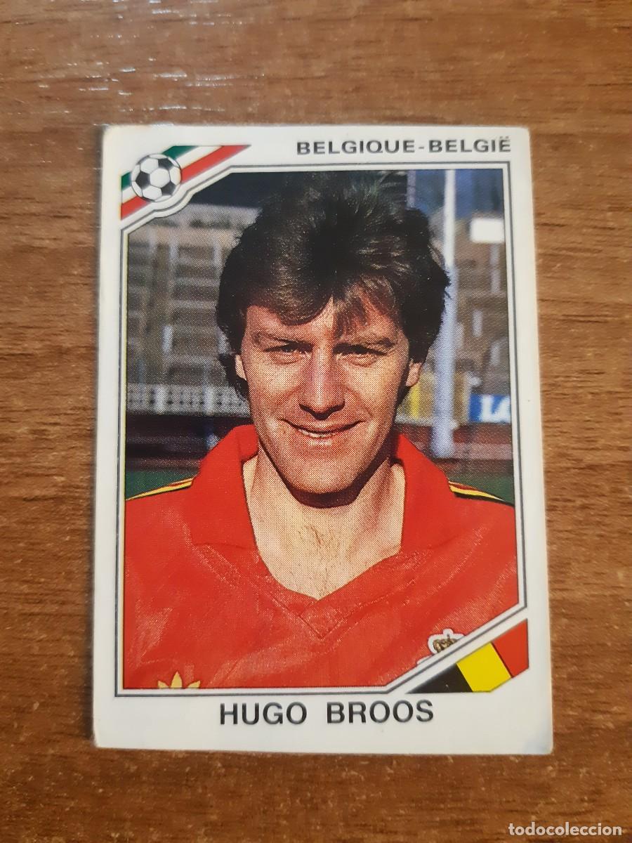 Cartes &agrave; collectionner de Football: N&deg;133 Hugo Broos (B&eacute;lgica) Mundial M&eacute;xico 86 PANINI 1986. Nunca pegado, sin pegar