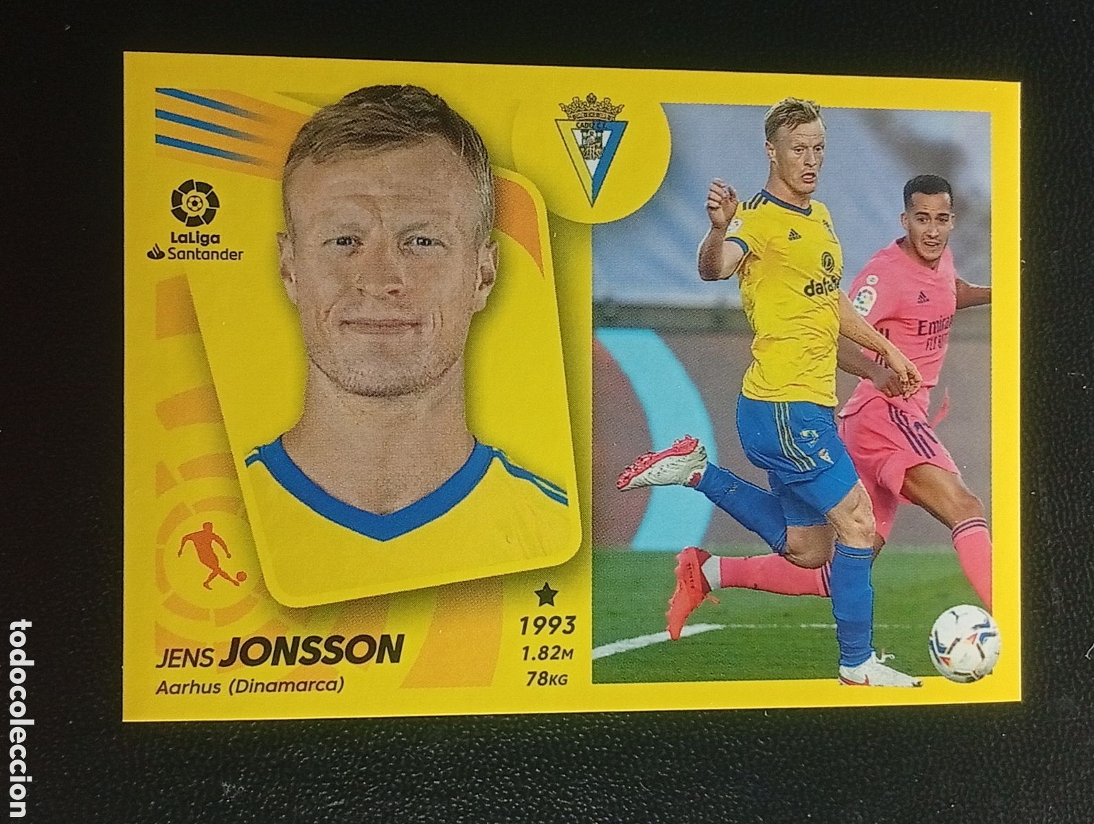 Fu&szlig;ball-Sticker: 13 JONSSON CADIZ LIGA ESTE 2021 2022 21 22 CROMOS STICKERS PANINI TOPPS MEGACRACKS ADRENALYN