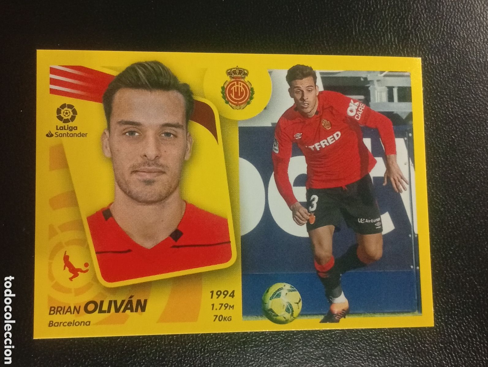 Fu&szlig;ball-Sticker: 11 OLIVAN MALLORCA LIGA ESTE 2021 2022 21 22 CROMOS STICKERS PANINI TOPPS MEGACRACKS ADRENALYN