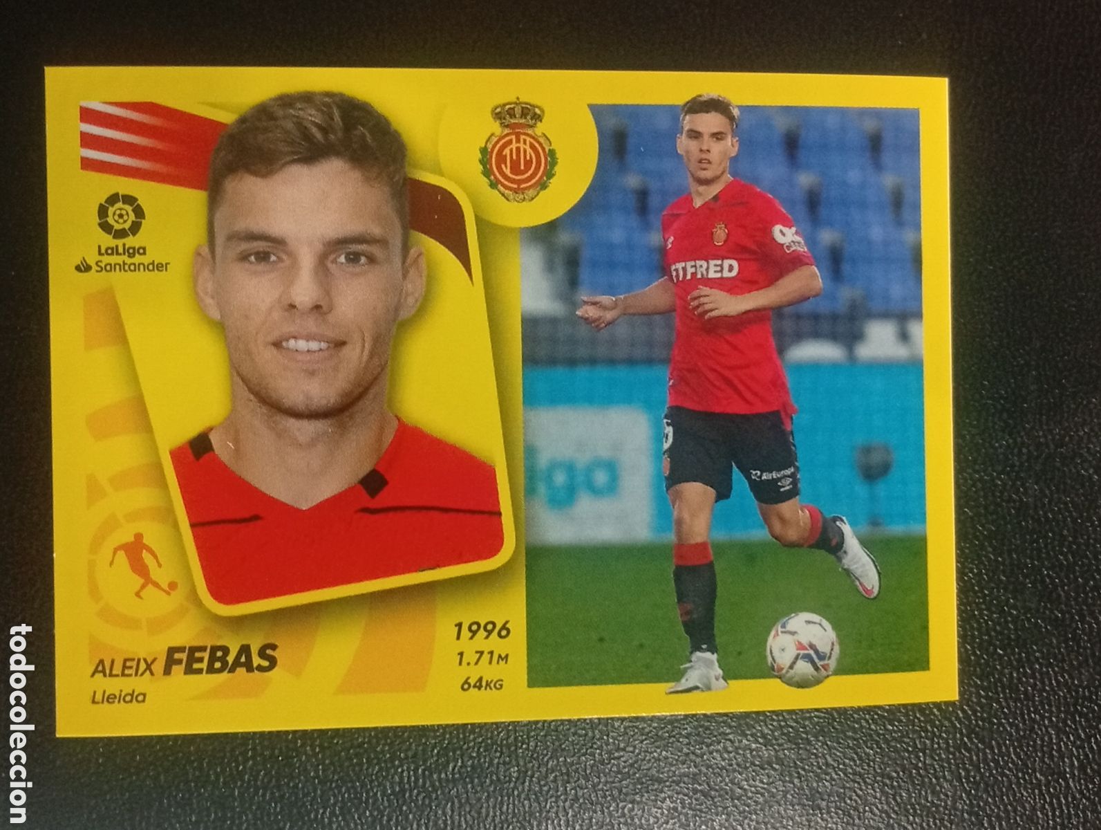 Fu&szlig;ball-Sticker: 14b FEBAS MALLORCA LIGA ESTE 2021 2022 21 22 CROMOS STICKERS TOPPS MEGACRACKS ADRENALYN 14 B