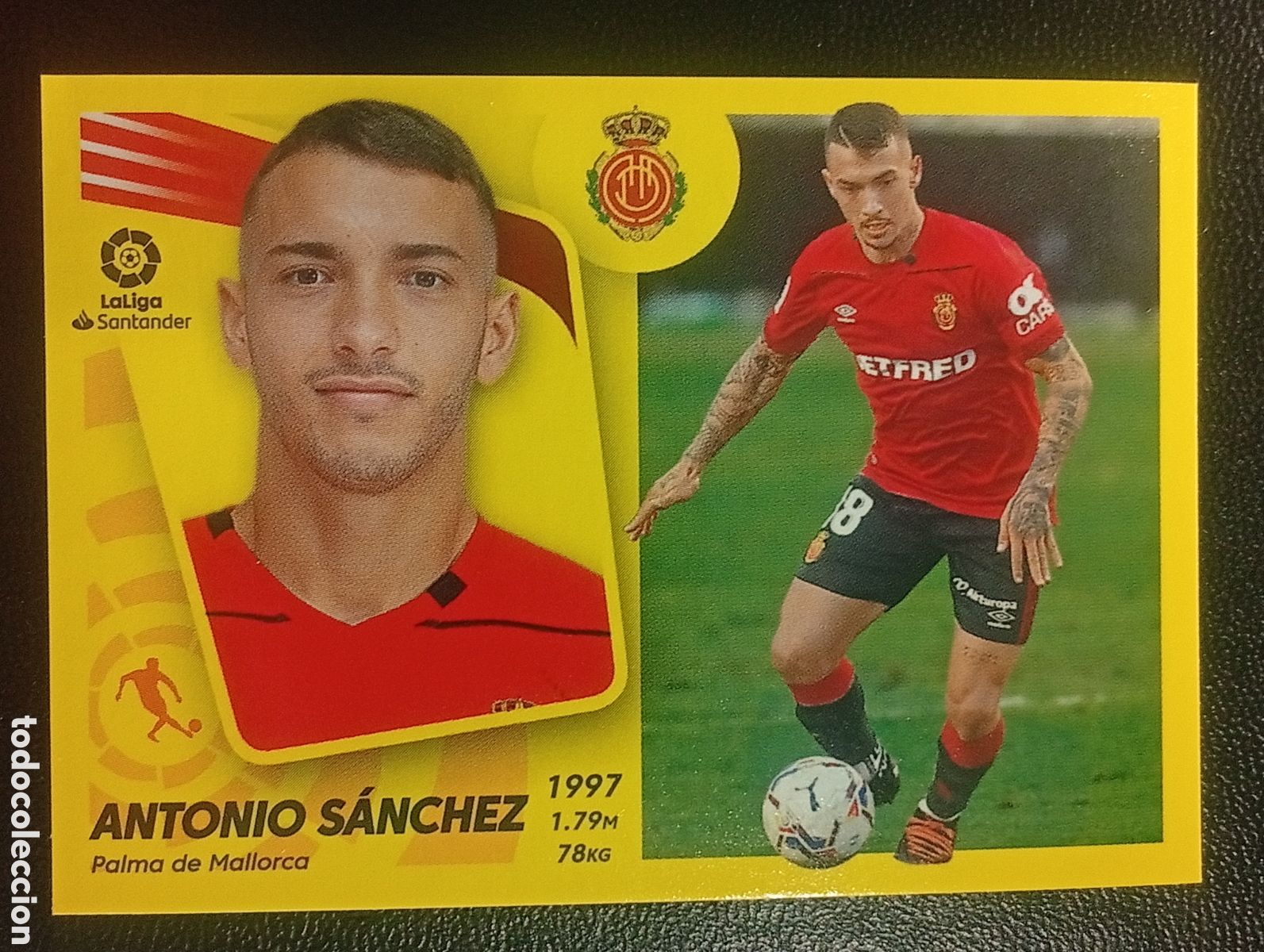 Cromos de Futebol: 16a ANTONIO SANCHEZ MALLORCA LIGA ESTE 2021 2022 22 CROMOS STICKERS TOPPS MEGACRACKS ADRENALYN 16 a