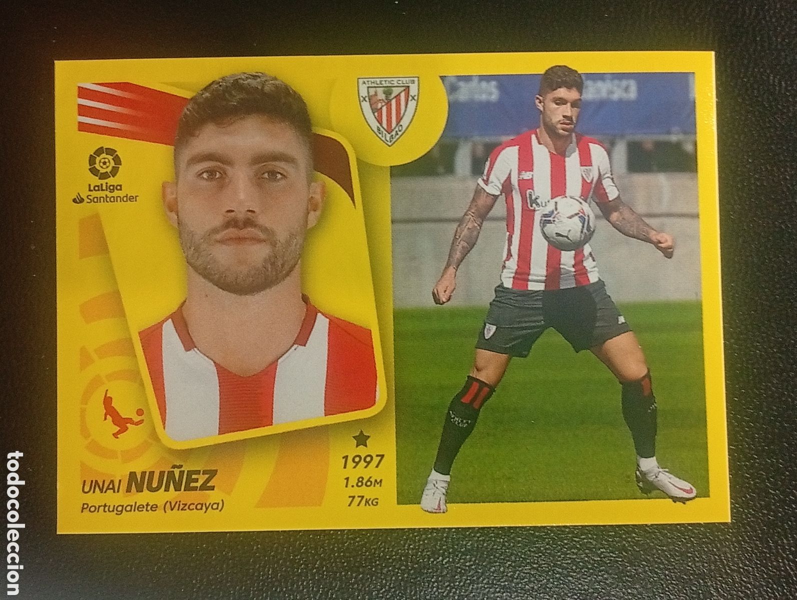 Cromos de Futebol: 8b N&Uacute;&Ntilde;EZ ATHLETIC DE BILBAO LIGA ESTE 2021 2022 21 22 CROMOS TOPPS MEGACRACKS ADRENALYN 8 B