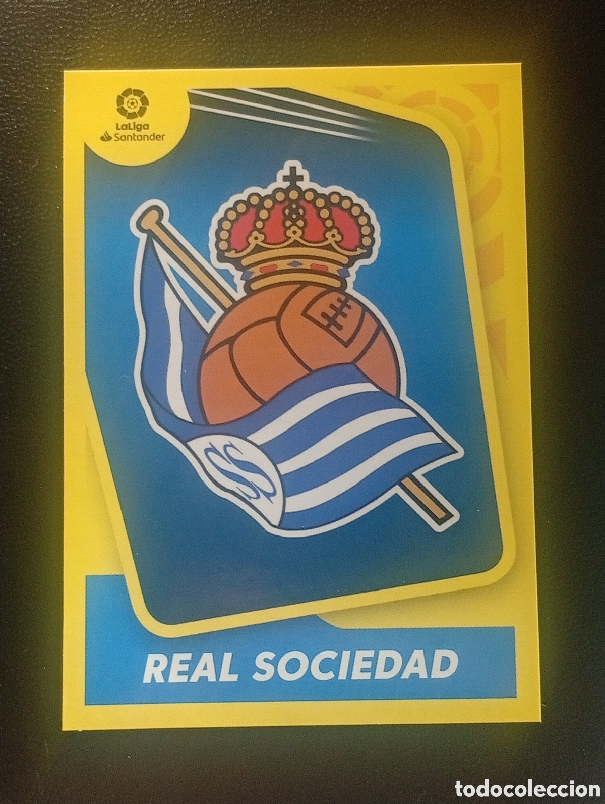 Figurine di Calcio: 1 escudo REAL SOCIEDAD LIGA ESTE 2021 2022 21 22 CROMOS TOPPS MEGACRACKS ADRENALYN