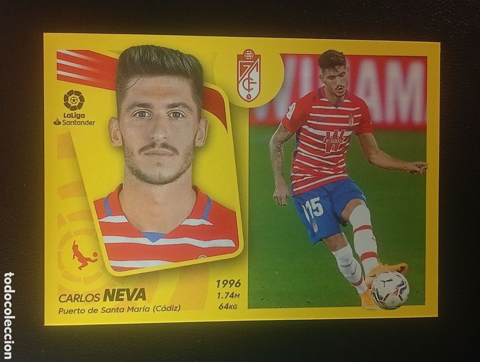 Fu&szlig;ball-Sticker: 11 NEVA GRANADA LIGA ESTE 2021 2022 21 22 CROMOS TOPPS MEGACRACKS ADRENALYN