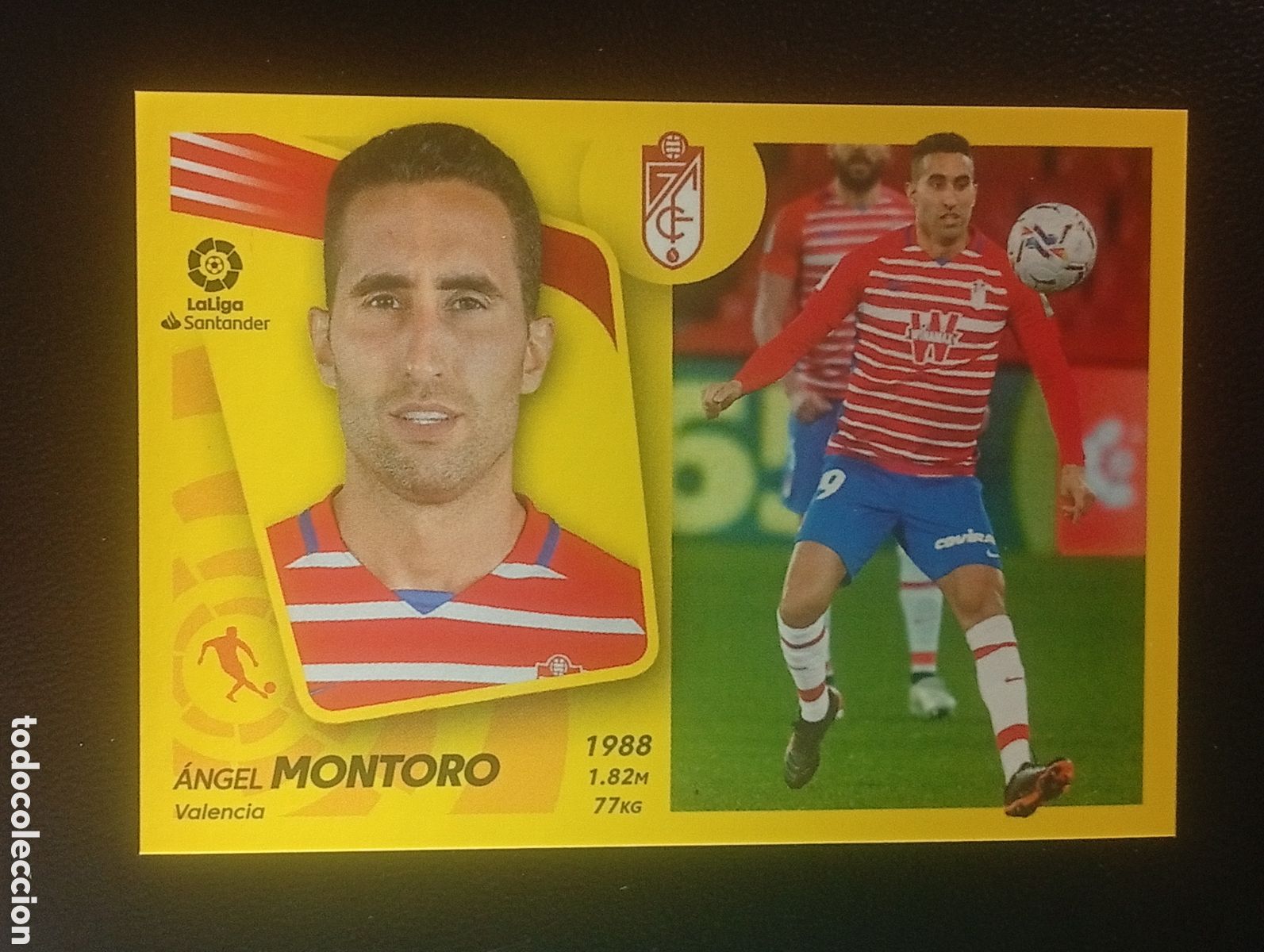 Fu&szlig;ball-Sticker: 14 MONTORO GRANADA LIGA ESTE 2021 2022 21 22 CROMOS TOPPS MEGACRACKS ADRENALYN