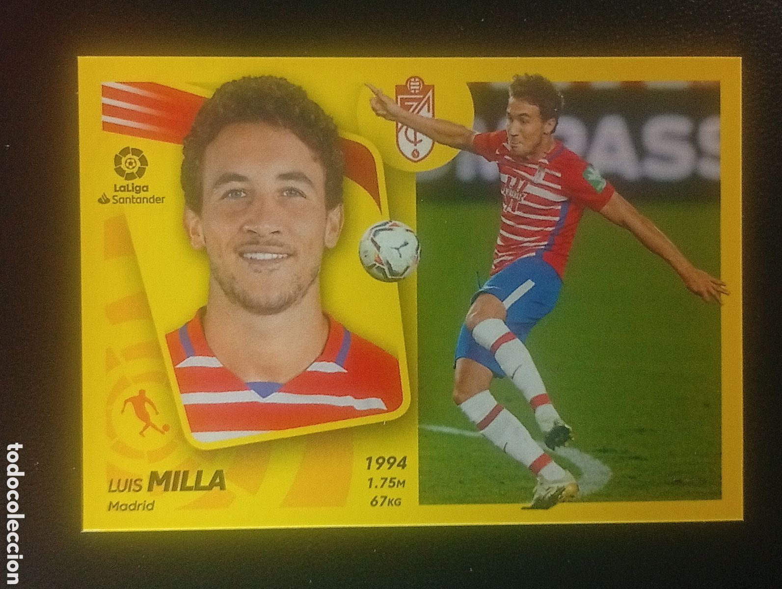 Fu&szlig;ball-Sticker: 16 MILLA GRANADA LIGA ESTE 2021 2022 21 22 CROMOS TOPPS MEGACRACKS ADRENALYN