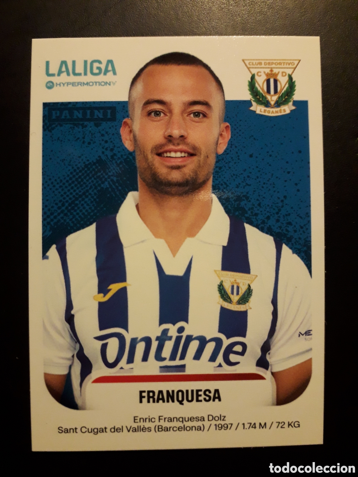 Figurine di Calcio: FRANQUESA LEGAN&Eacute;S N&deg; 276 B LALIGA HYPERMOTION 25 26 2025 2026 PANINI SIN PEGAR PEDIDO M&Iacute;NIMO 3&euro;
