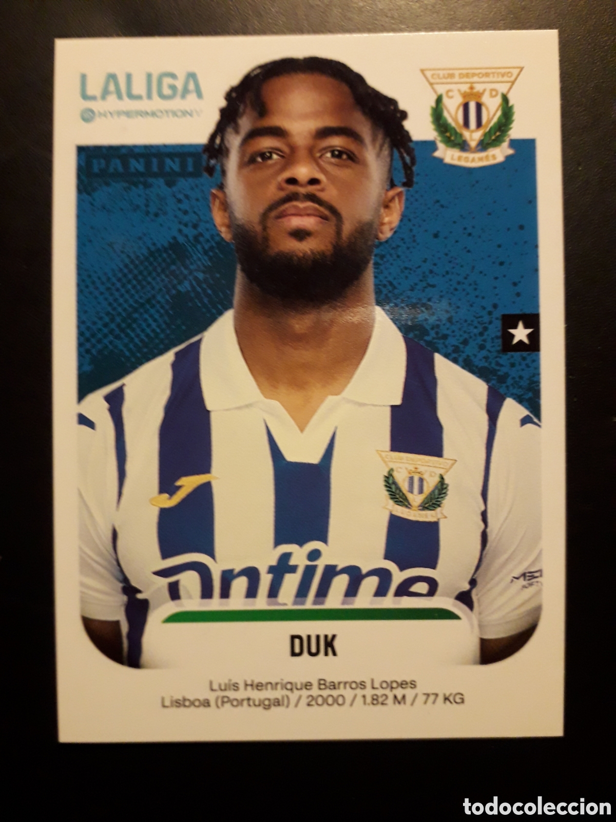 Figurine di Calcio: DUK LEGAN&Eacute;S N&deg; 283 LALIGA HYPERMOTION 25 26 2025 2026 PANINI SIN PEGAR PEDIDO M&Iacute;NIMO 3&euro;