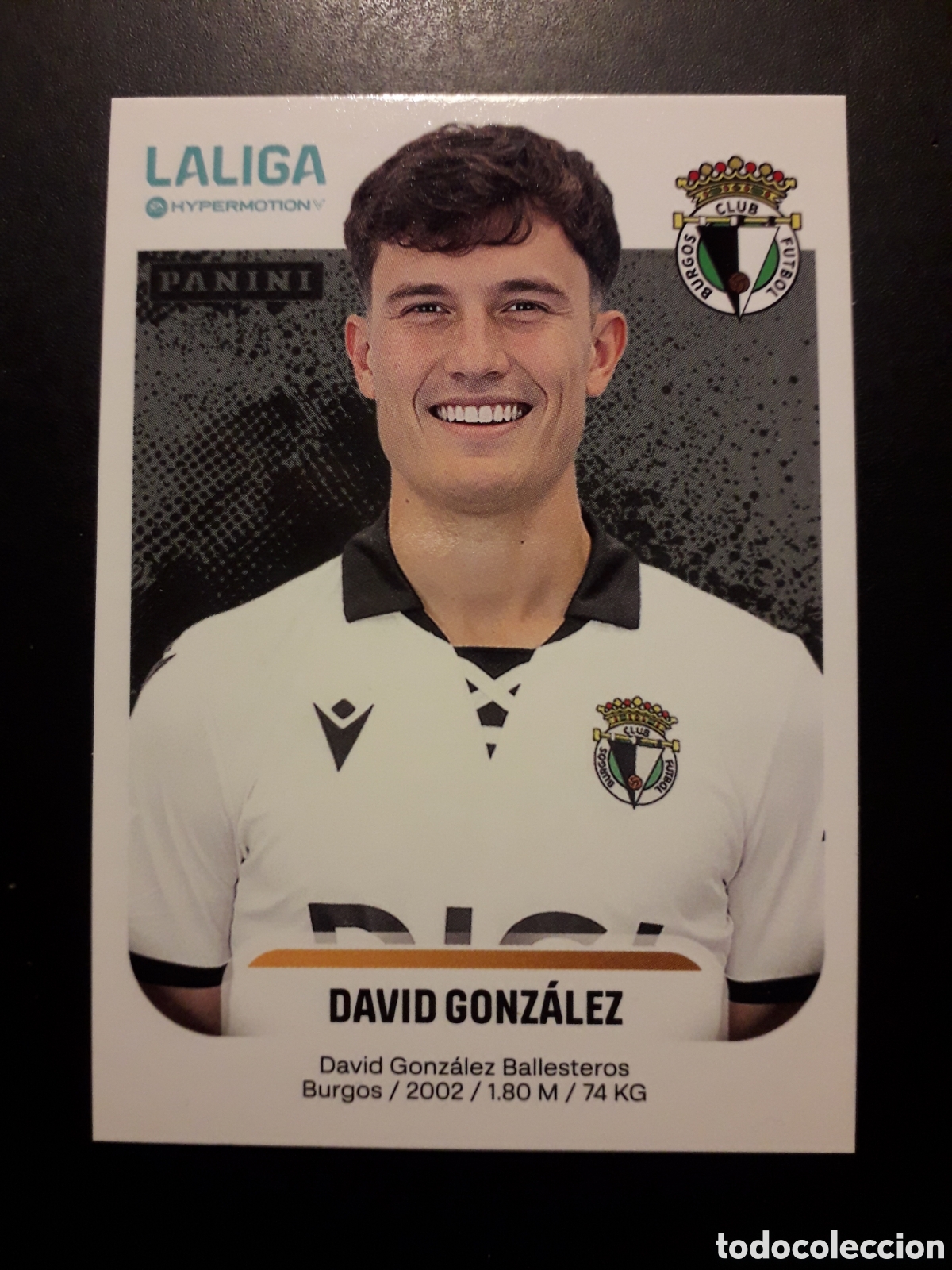 Figurine di Calcio: DAVID GONZ&Aacute;LEZ BURGOS N&deg; 70 LALIGA HYPERMOTION 25 26 2025 2026 PANINI SIN PEGAR PEDIDO M&Iacute;NIMO 3&euro;