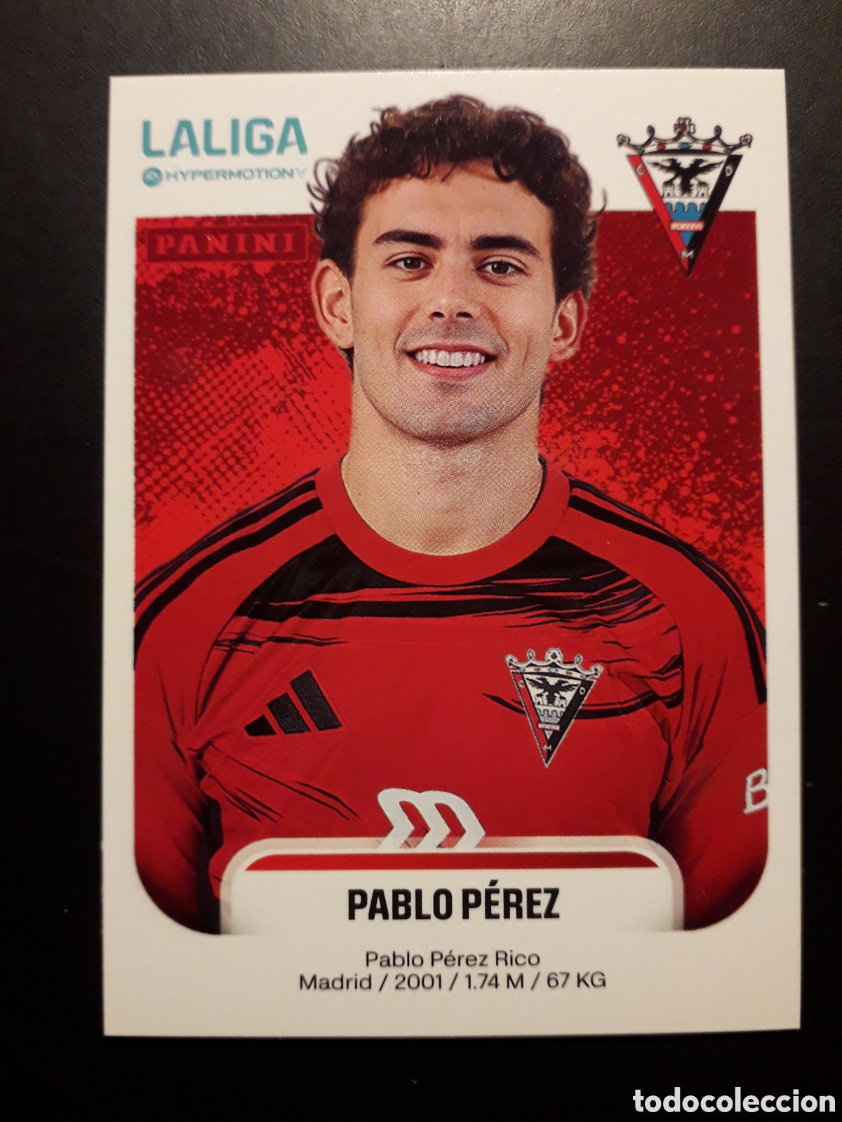 Figurine di Calcio: PABLO P&Eacute;REZ MIRAND&Eacute;S N&deg; 315 B LALIGA HYPERMOTION 25 26 2025 2026 PANINI SIN PEGAR PEDIDO M&Iacute;NIMO 3&euro;.
