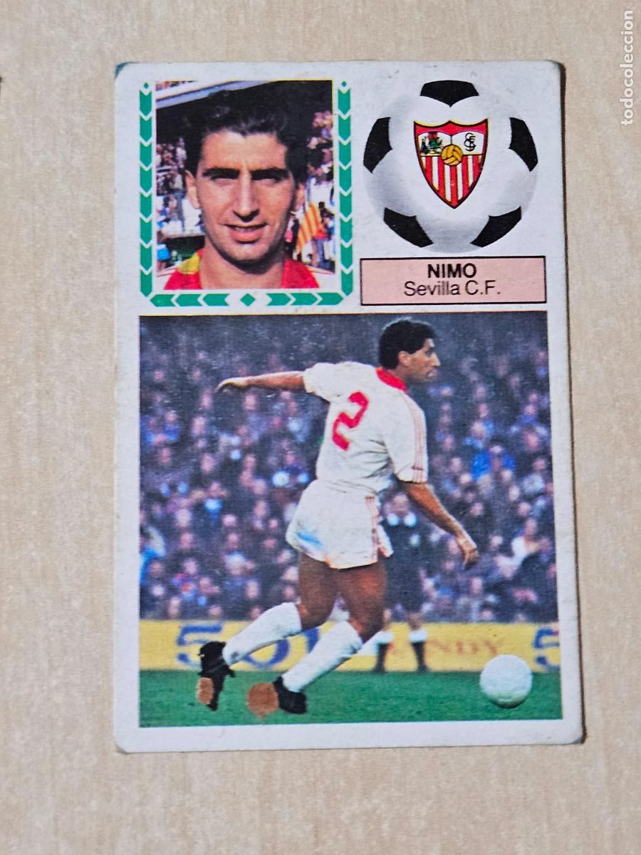 Fu&szlig;ball-Sticker: EDICIONES ESTE 83 84 - NIMO - CROMO RECUPERADO - SEVILLA