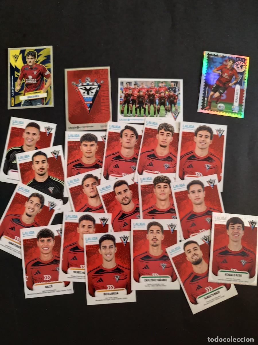 Fu&szlig;ball-Sticker: EQUIPO INCOMPLETO MIRAND&Eacute;S HYPERMOTION 2&ordf; DIVISI&Oacute;N 2025 2026 25 26 (21/23 CROMOS)