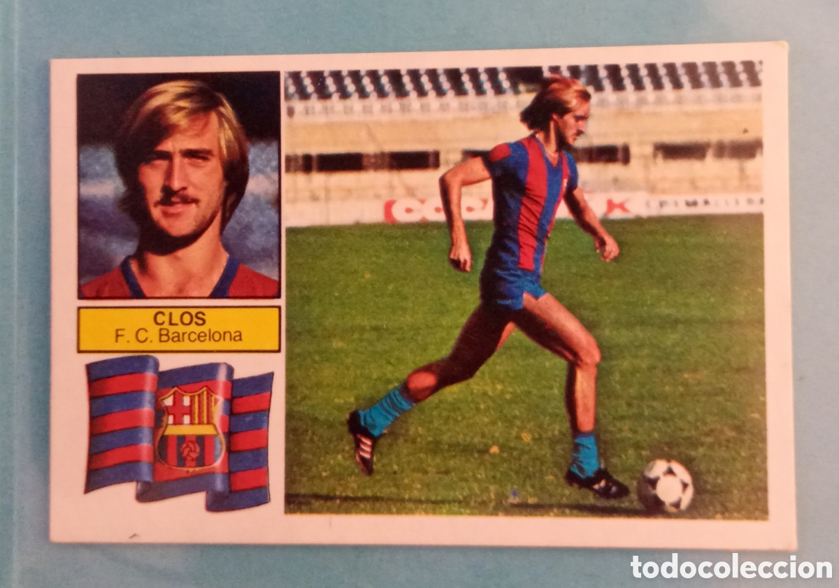 Cromos de F&uacute;tbol: CLOS BARCELONA CROMOS ESTE 82 83 nuevo sin pegar