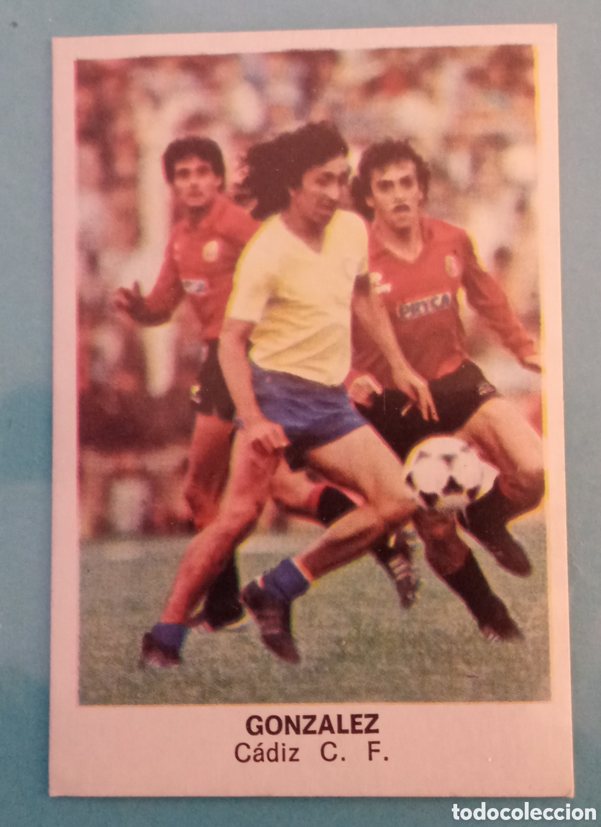 Cromos de F&uacute;tbol: GONZALEZ Cadiz cromos cano futbol 83 84 sin pegar