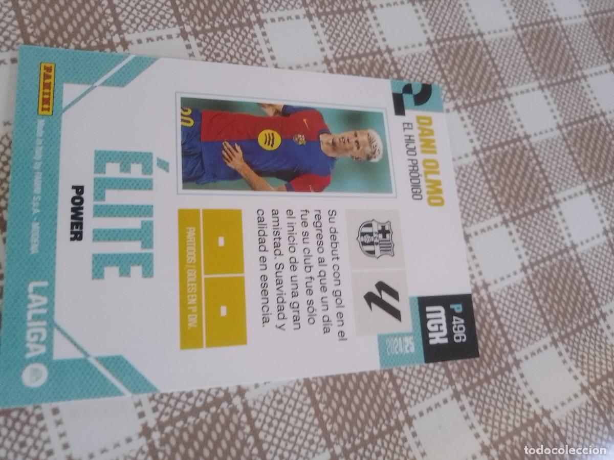 Cromos de f&uacute;tbol: Cromo elite power Dani olmo - Foto 2