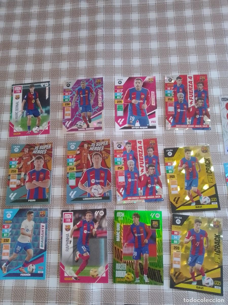 Fu&szlig;ball-Sticker: Cromo lote de 12 cromos F.C.B