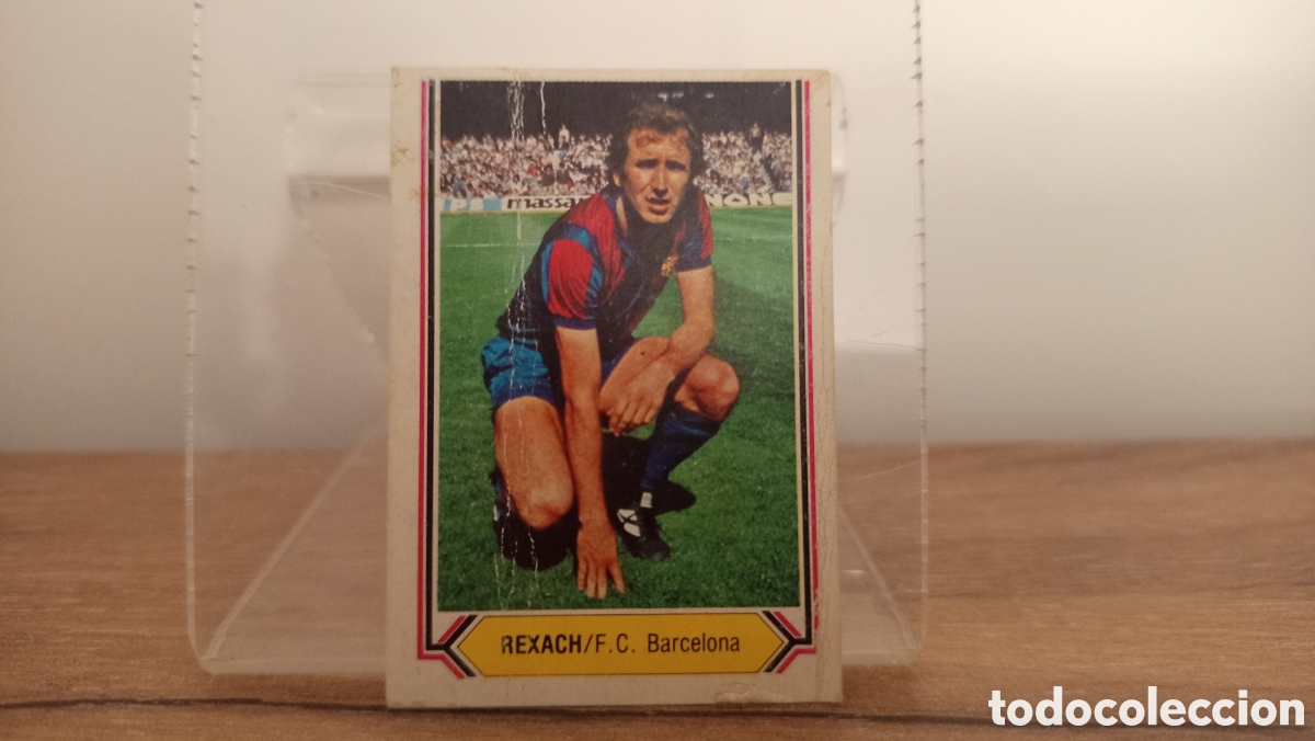 Cromos de F&uacute;tbol: ❇️ CROMO STICKER ⚽ REXACH BARCELONA 1980 1981 80 81 LIGA ESTE DESPEGADO ❇️