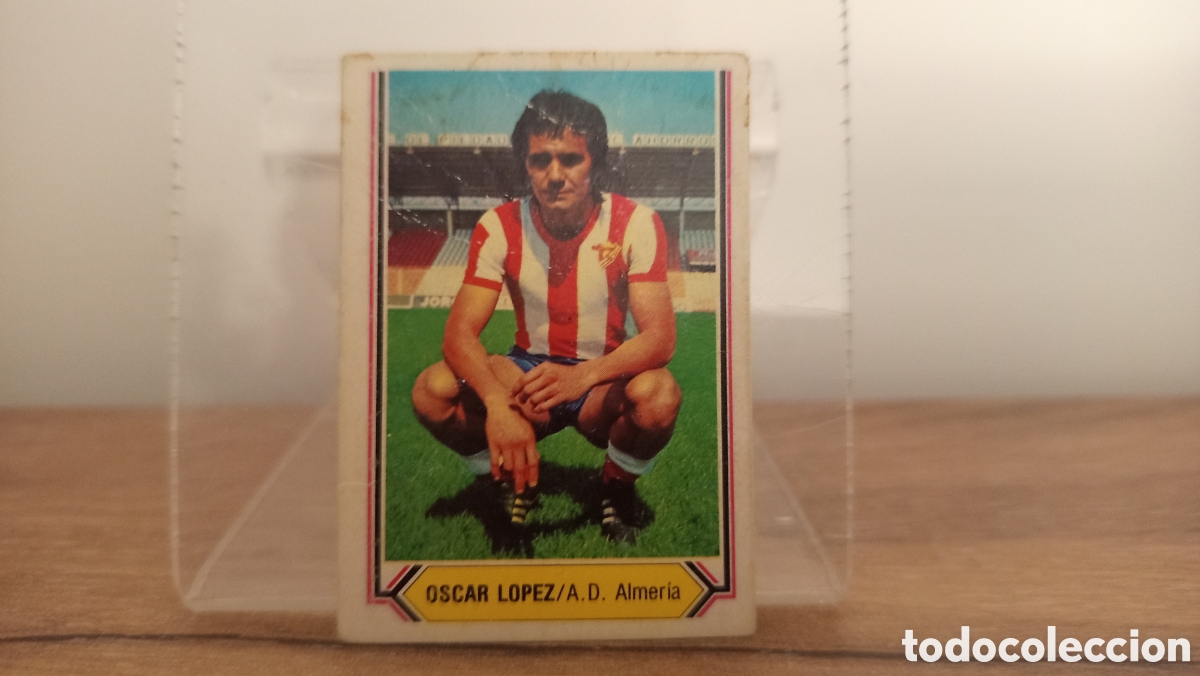 Cromos de F&uacute;tbol: ❇️ CROMO STICKER ⚽ &Oacute;SCAR L&Oacute;PEZ ALMER&Iacute;A 1980 1981 80 81 LIGA ESTE DESPEGADO ❇️