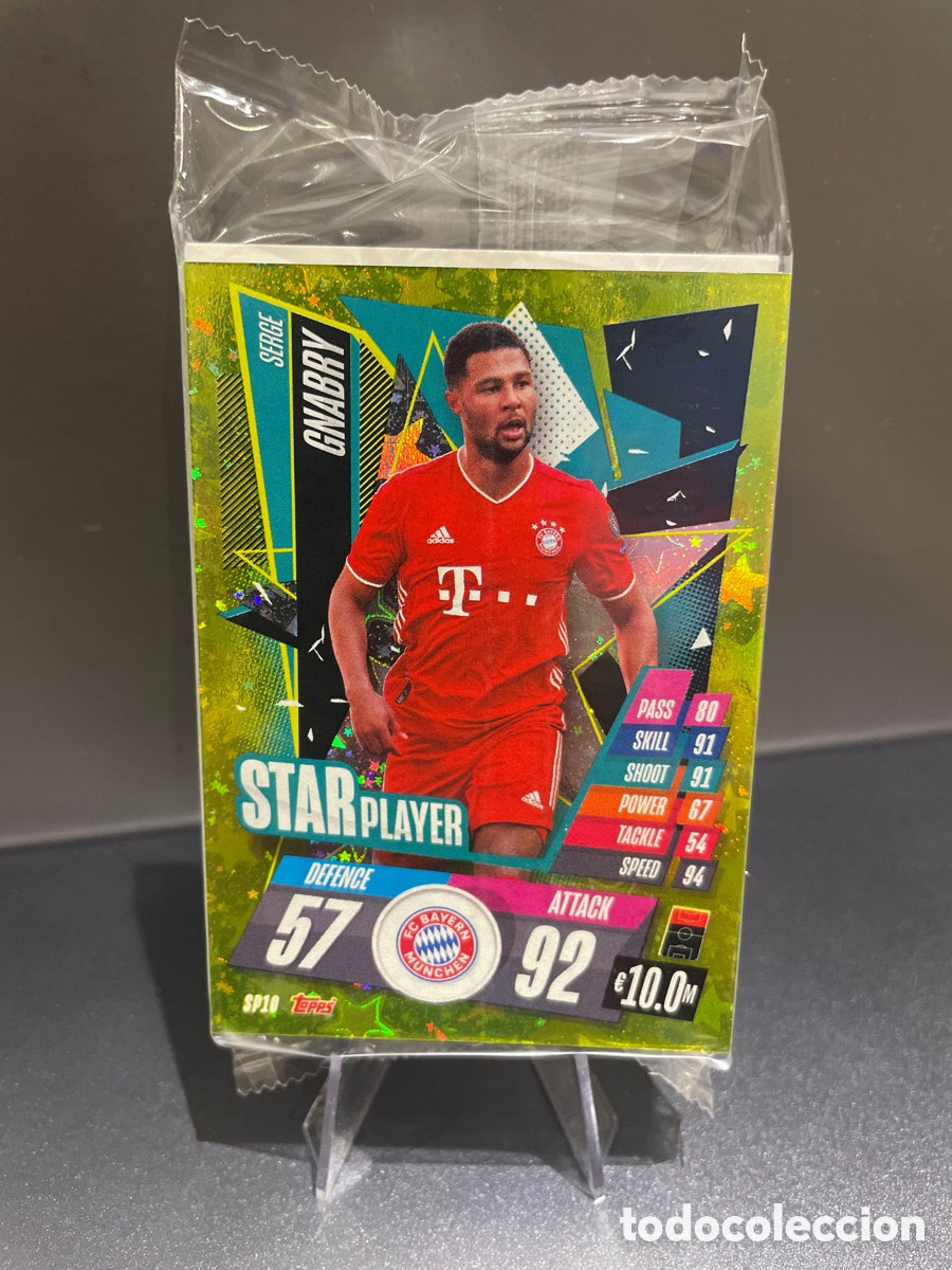 Cromos de F&uacute;tbol: Pack 34 cards Star Player - Rising Star Topps Match Attax 2020-21 contiene 7 cards especiales