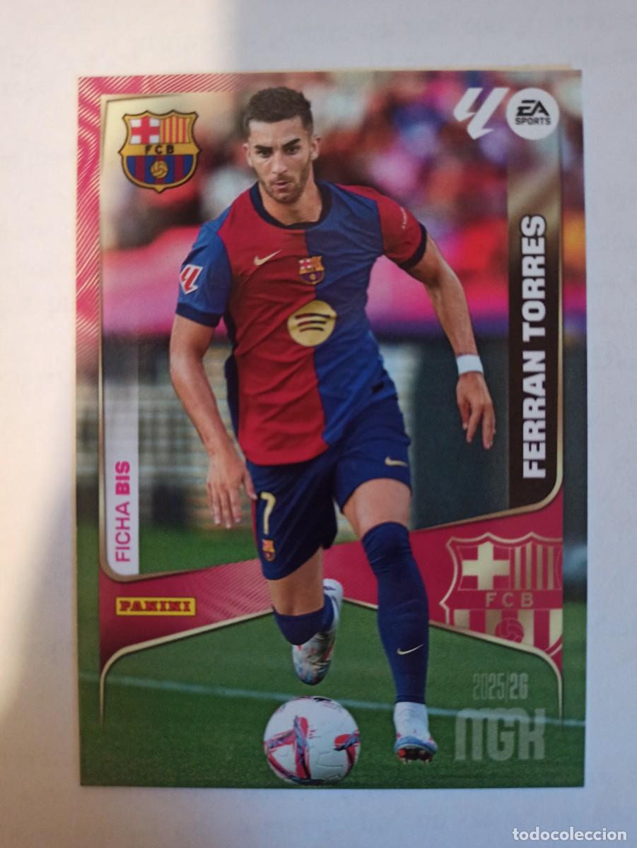 Figurine di Calcio: CARD 89 BIS 89BIS FERRAN TORRES BARCELONA BAR&Ccedil;A - LIGA MEGACRACKS MGK 2025 2026 25 26 PANINI