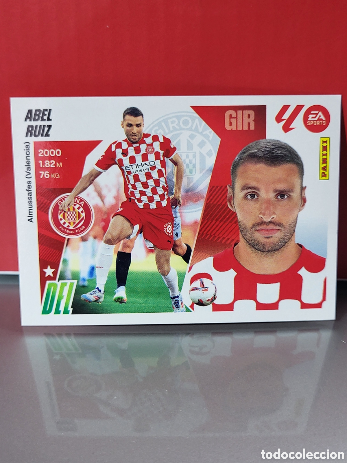 Cromos de f&uacute;tbol: ABEL RUIZ GIRONA FC N&ordm; 20 A CROMO LIGA ESTE 2025-2026 25 26 PANINI
