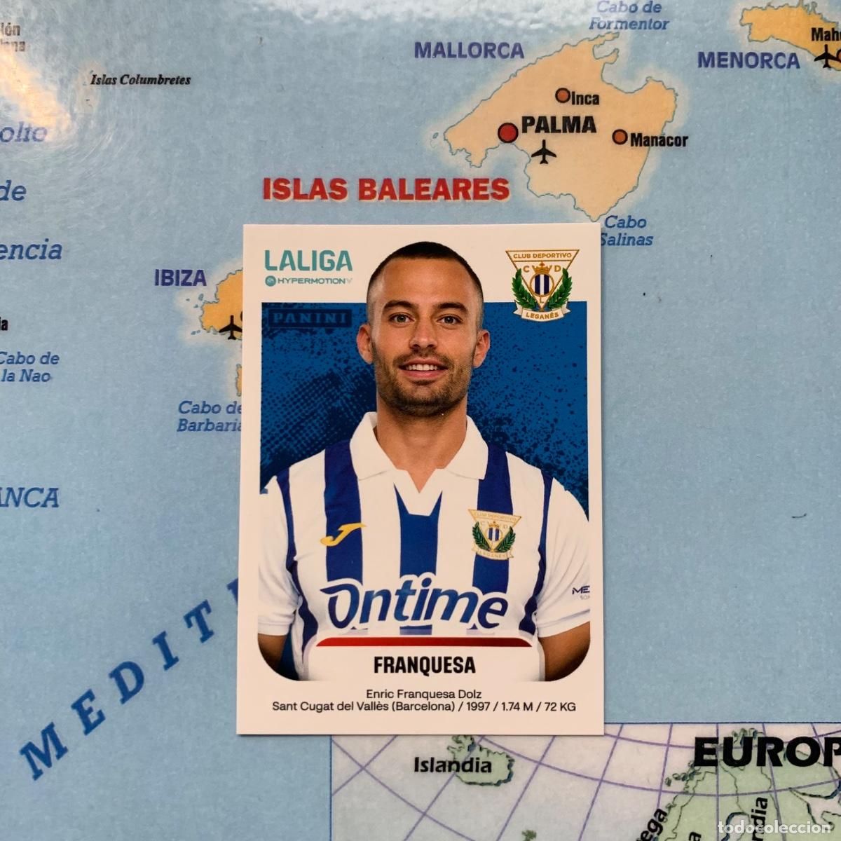 Cromos de f&uacute;tbol: Franquesa n&uacute;mero 276B del Legan&eacute;s cromo liga Hypermotion 25-26 2025-2026