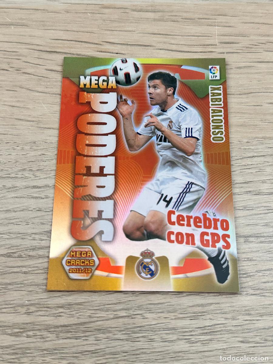 Cromos de F&uacute;tbol: 403 XABI ALONSO MEGA PODERES REAL MADRID MEGACRACKS LIGA 11 12 PANINI 2011 2012