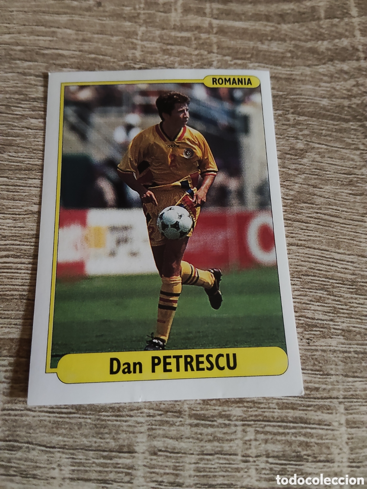 Cromos de f&uacute;tbol: Euro foot 96 DS 125 Dan Petrescu