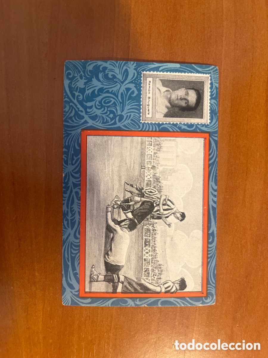 Cartes &agrave; collectionner de Football: CROMO SERIE AZUL, SERIE A, N&Uacute;MERO 14, RAMON BRUGUERA, (CHOCOLATES SULTANA Y AMERICANO)
