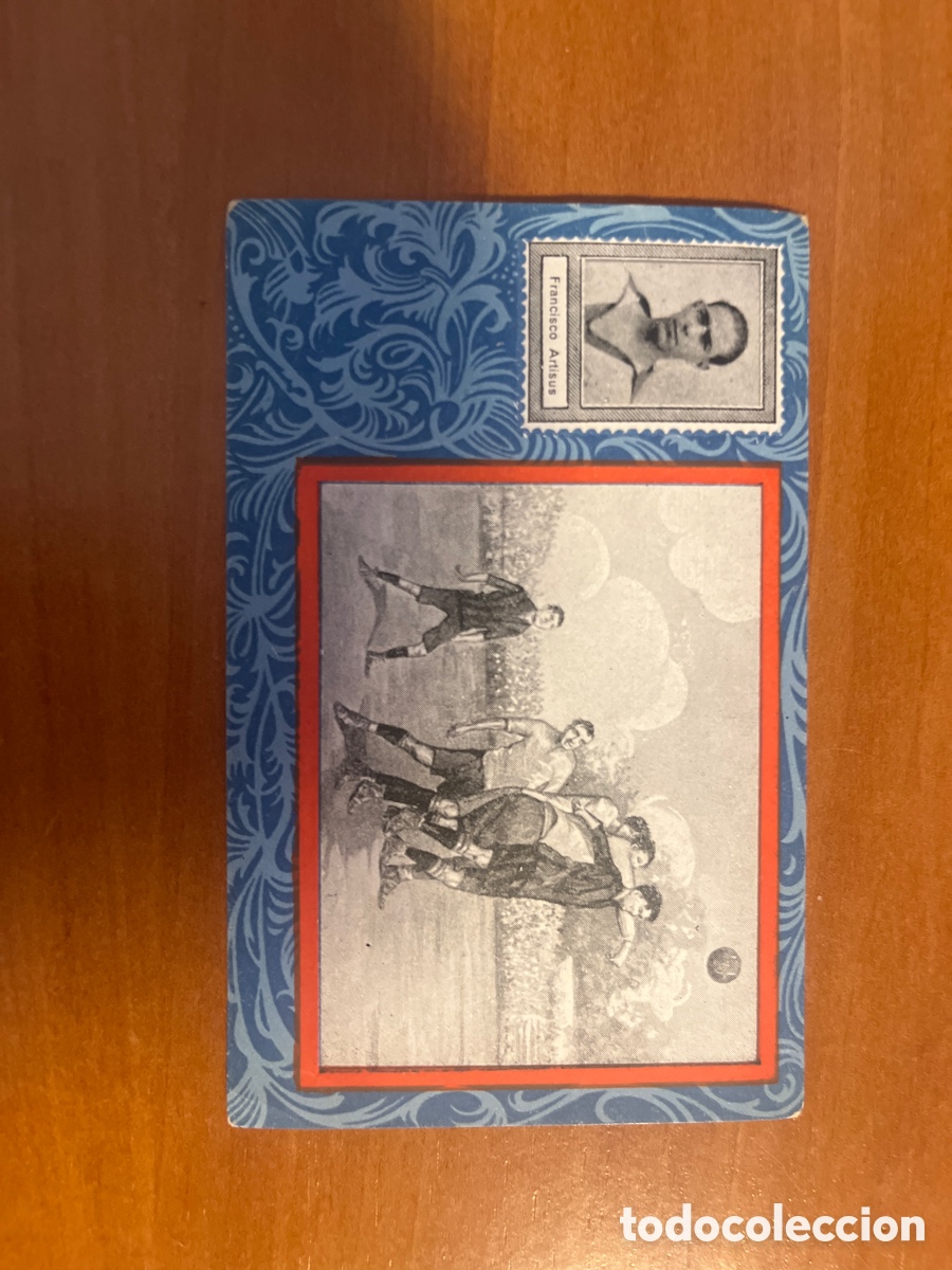Cartes &agrave; collectionner de Football: CROMO SERIE AZUL, SERIE A, N&Uacute;MERO 20, FRANCISCO ARTISUS, (CHOCOLATES SULTANA Y AMERICANO)
