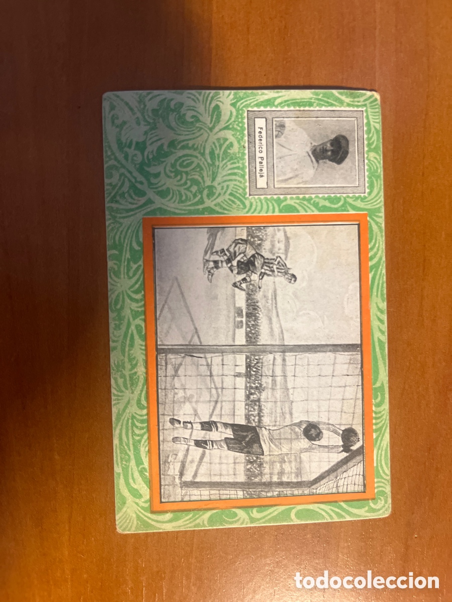 Cartes &agrave; collectionner de Football: CROMO SERIE AZUL, SERIE B, N&Uacute;MERO 1, FEDERICO PALLEJ&Agrave; , (CHOCOLATES SULTANA Y AMERICANO)