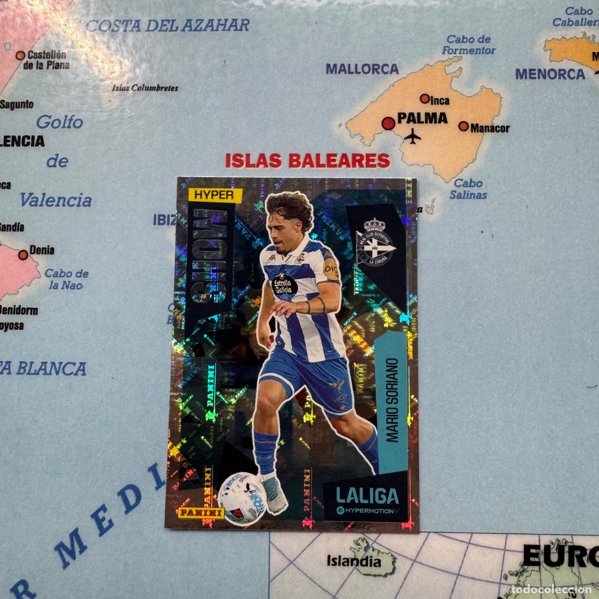 Cromos de f&uacute;tbol: Mario Soriano Hyper show n&uacute;mero 429 del deportivo cromo liga Hypermotion 25-26 2025-2026