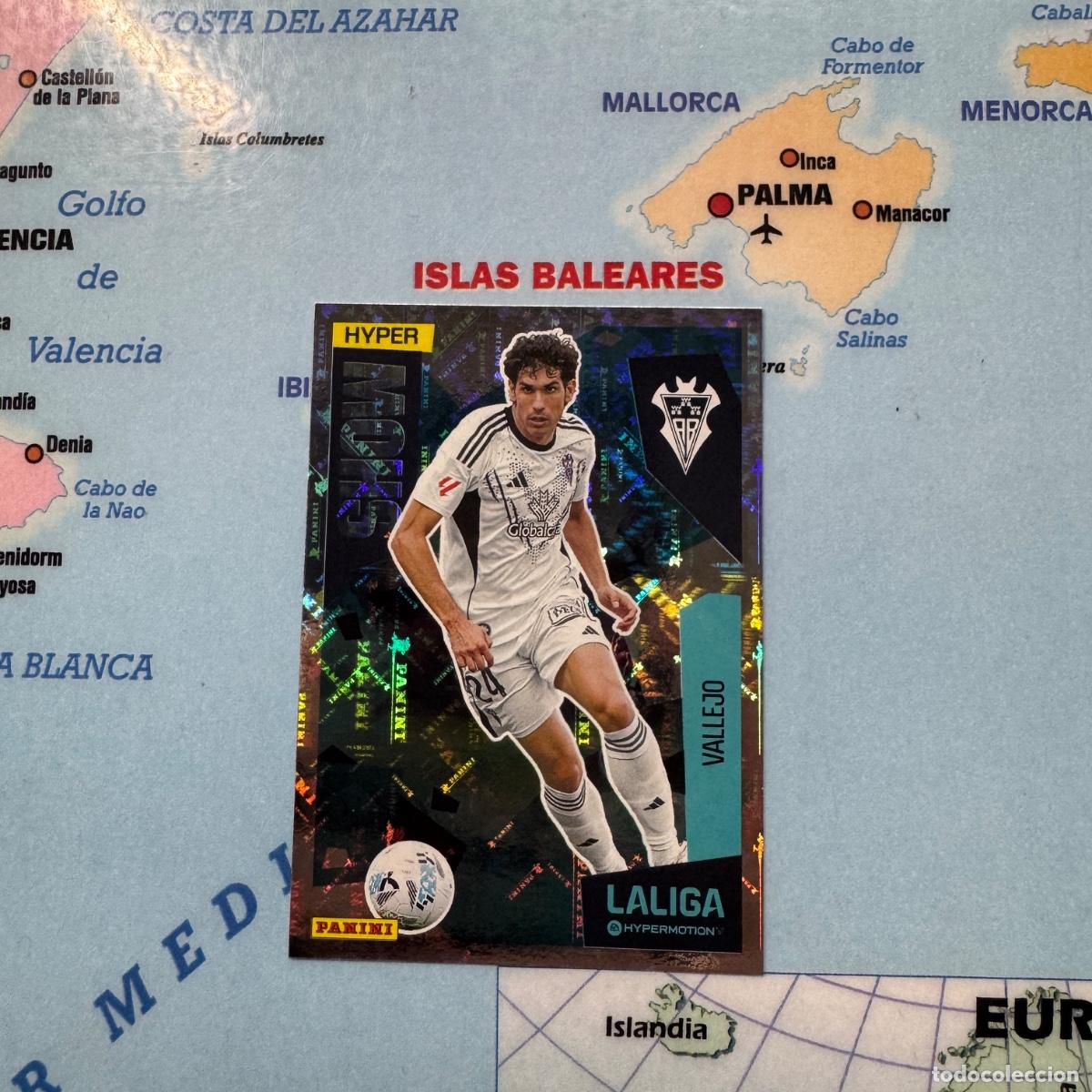 Cromos de f&uacute;tbol: Vallejo Hyper show n&uacute;mero 434 del Albacete cromo liga Hypermotion 25-26 2025-2026